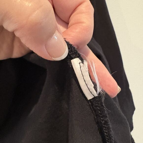 Atmosphere Top Small Black Roll Tab Sleeve Classic Casual Capsule Staple - Picture 11 of 12